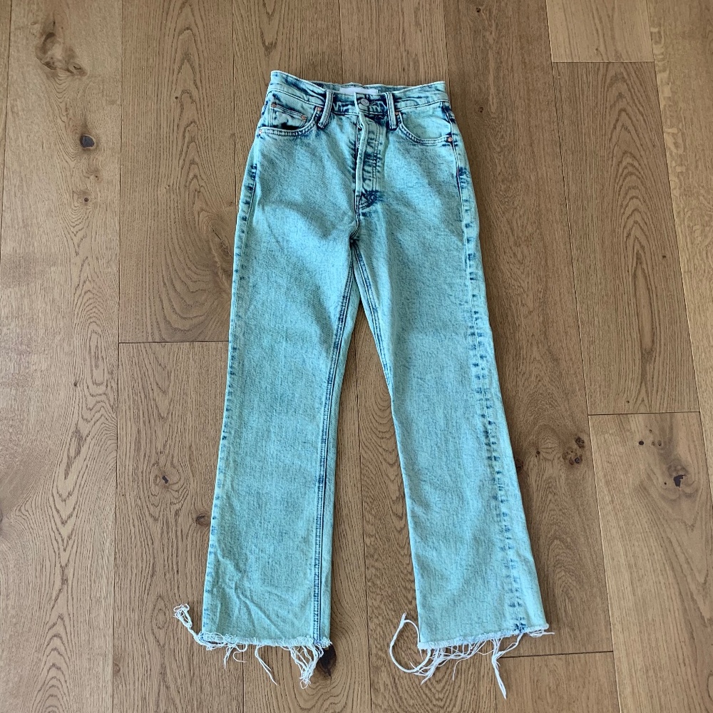 Mother superior acid washed jeans